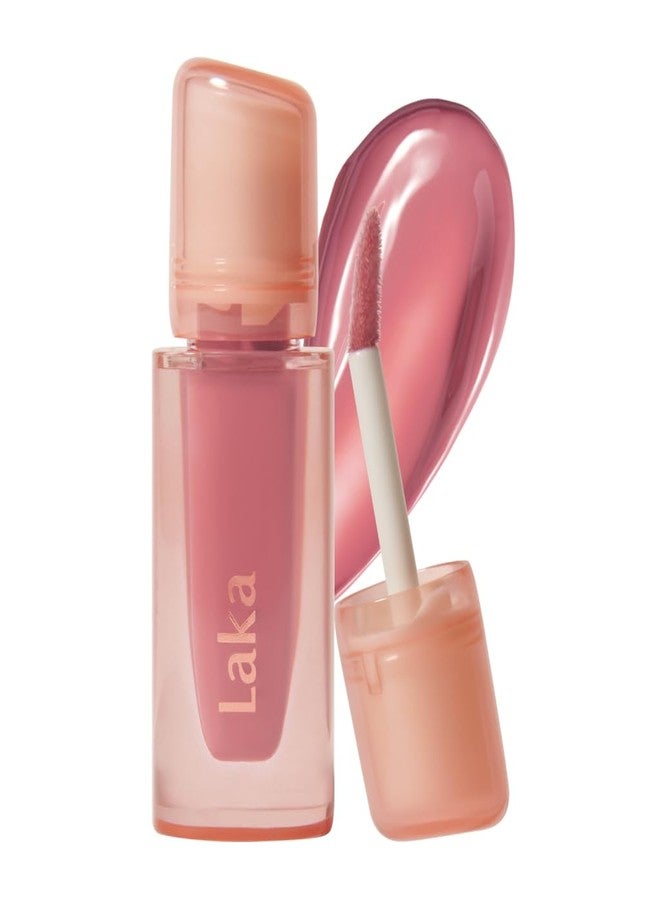 Laka Jelling Nude Gloss, 4.5g/0.15oz, Sheer Hydrating Lip Oil with No Stain, Non-Sticky, Nourishing Gloss for a Fresh, Glowy Look, Vegan, Clean Beauty Makeup, K-Beauty​ (#306 Angel Ring) - Image 1